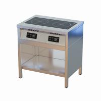 Плита индукционная 2-х конфорочная ЦМИ ПИ-2Т 820